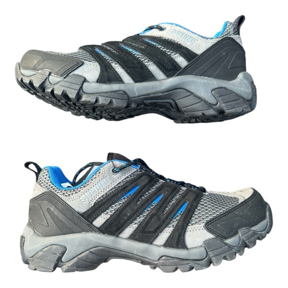 NEW! Blackhawk Terrain Low Hiking/Walking Shoes Leather Slate Blue Mens …